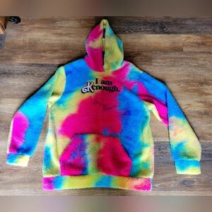 Barbie Mattel Creations Hoodie " I am Kenough" Fleece Tie Dye Unisex XL
